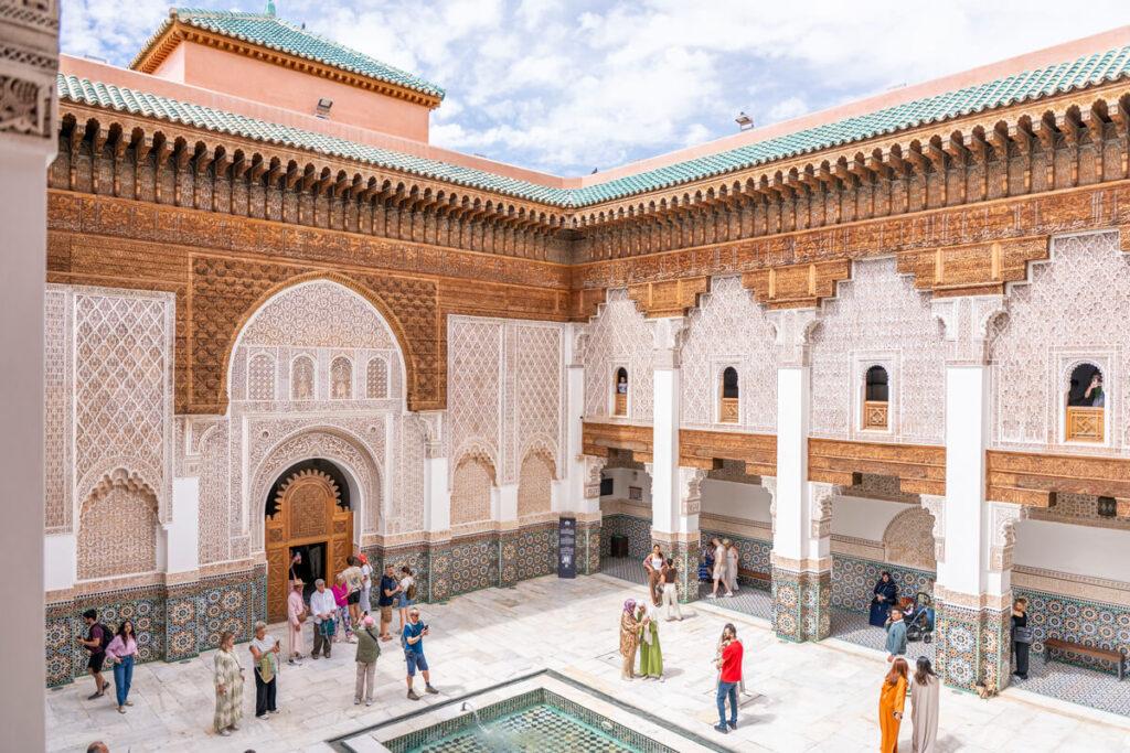 Escuela Coránica Ben Youssef Marrakech Ruta de viaje por Marruecos de 2 semanas