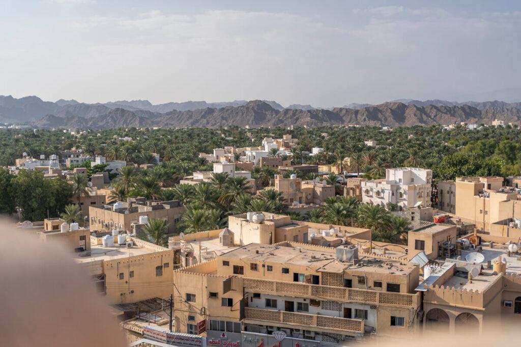 Vista del Fuerte Nizwa