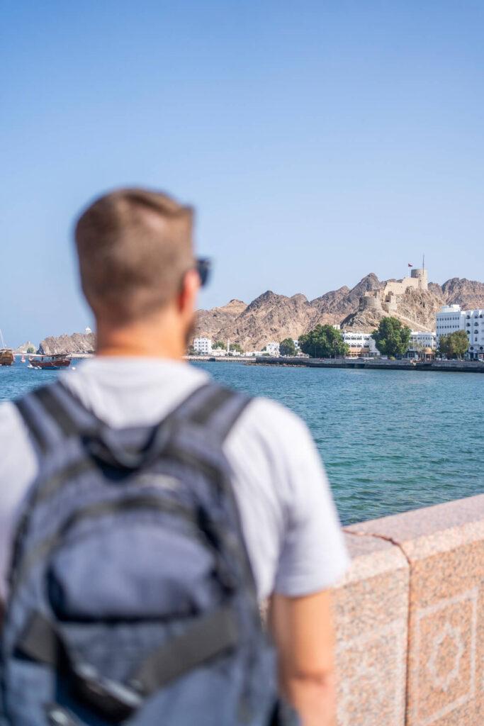 Vista del Fuerte Mutrah