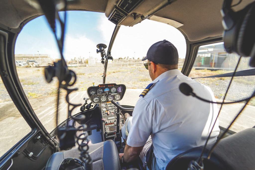 Despegue-vuelo en helicóptero-Ciudad del Cabo-vista