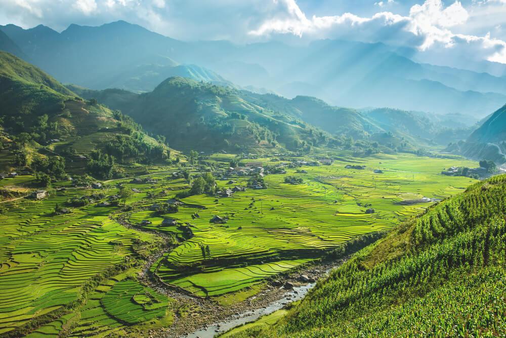 Lugares de interés en Vietnam Terrazas de arroz Sapa