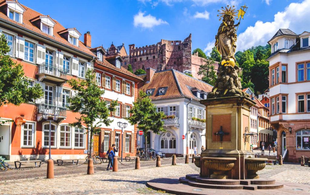 Heidelberg Sehenswürdigkeiten  Kornmarkt