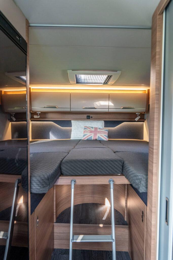 Área de dormir autocaravana