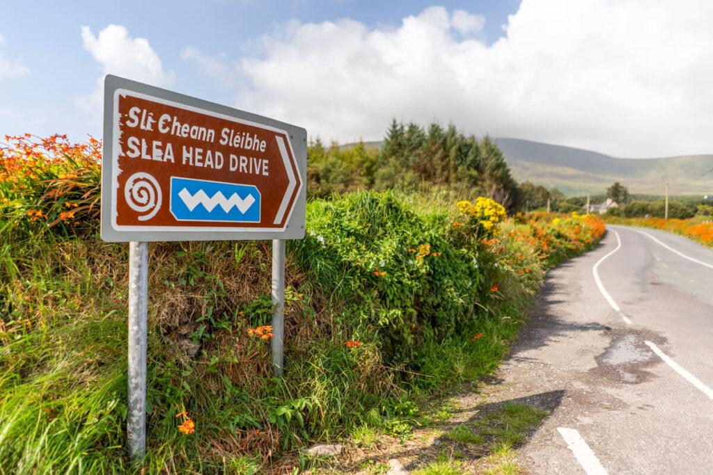 Señal de tráfico Irlanda autocaravana