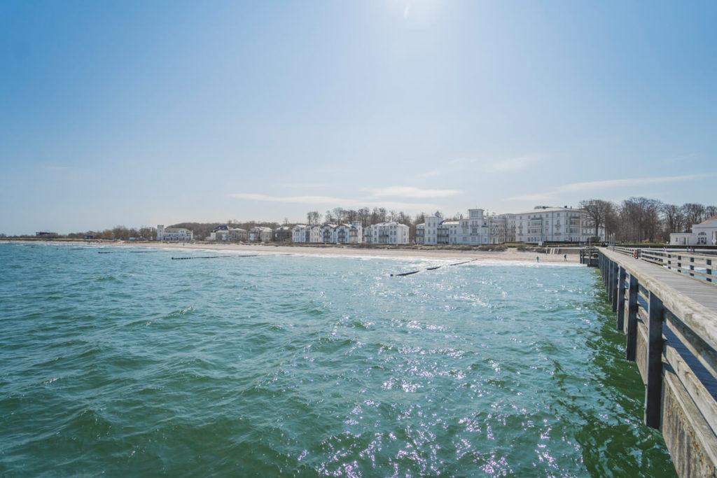 Paseo en bicicleta-Heiligendamm-Baltico-Muelle-Cadena de Perlas