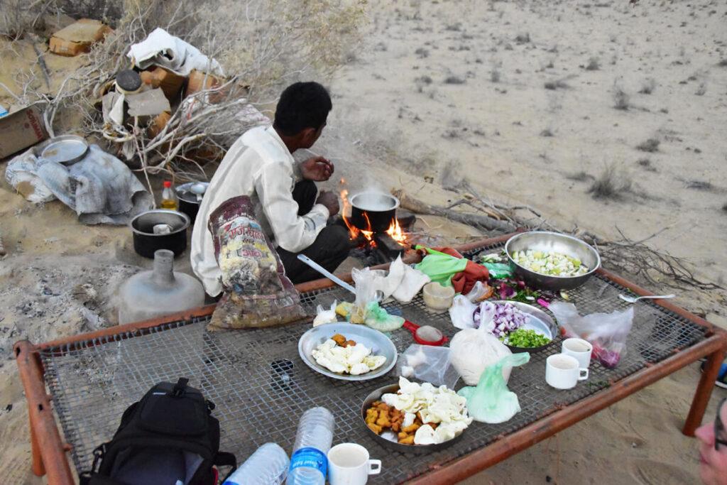 Lugares de interés en India Jaisalmer Desierto Comida