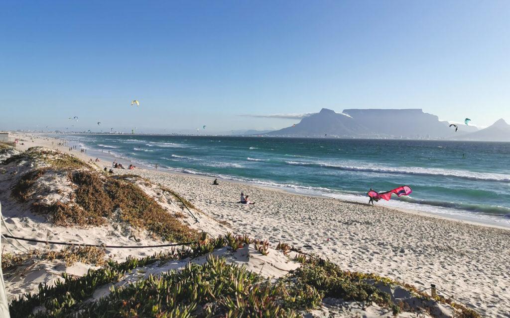 Vacaciones de Kitesurf en Ciudad del Cabo - Playa de Blouberg