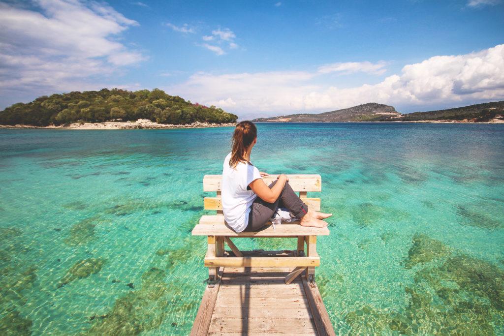 Vacaciones en Albania - el balneario Ksamil