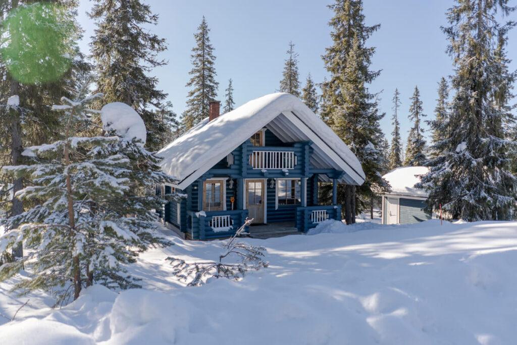 Cabaña de madera Vacaciones de invierno Laponia
