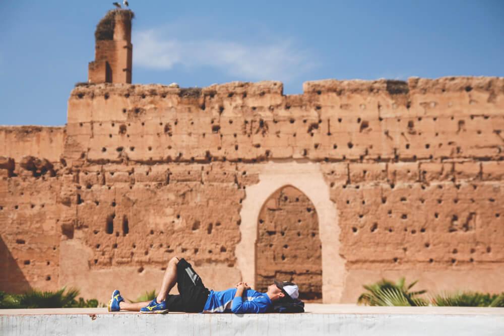 Ruinas del Palacio El Badi Marrakech Marruecos