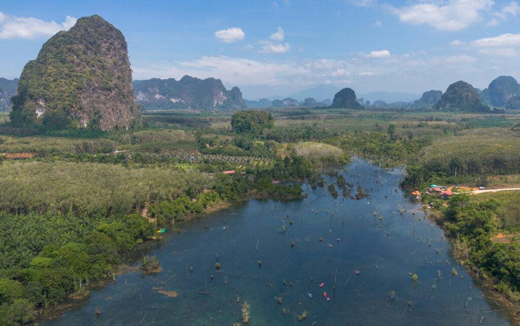 Paisaje rocoso de Ao Nang