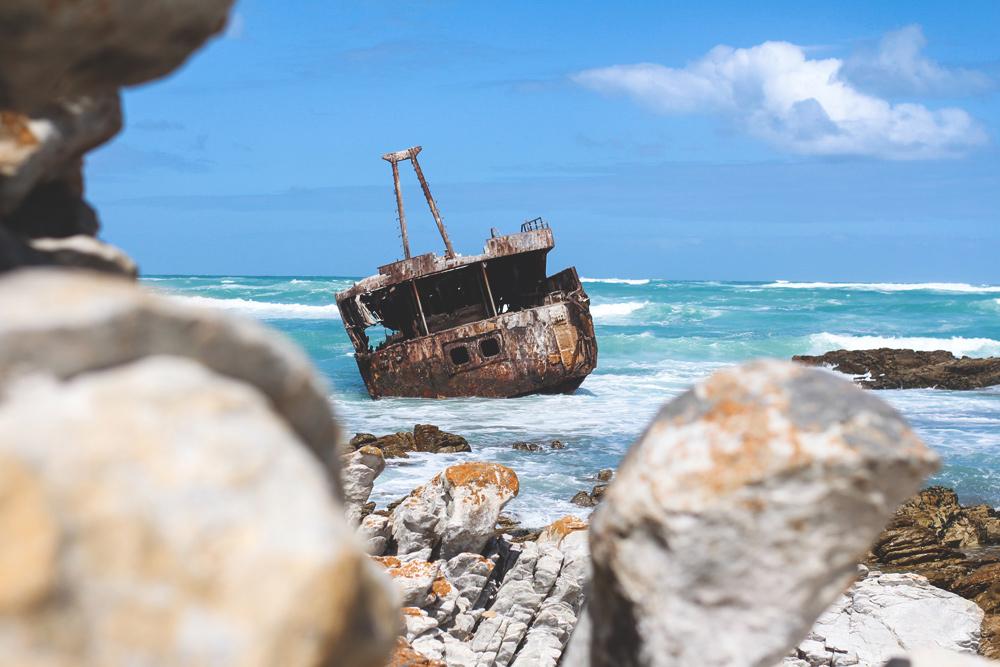 Rundreise-Sudafrika-Cape-Agulhas-Schiffswrack