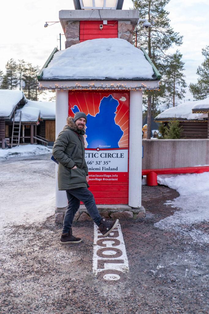 Círculo Polar en Finlandia