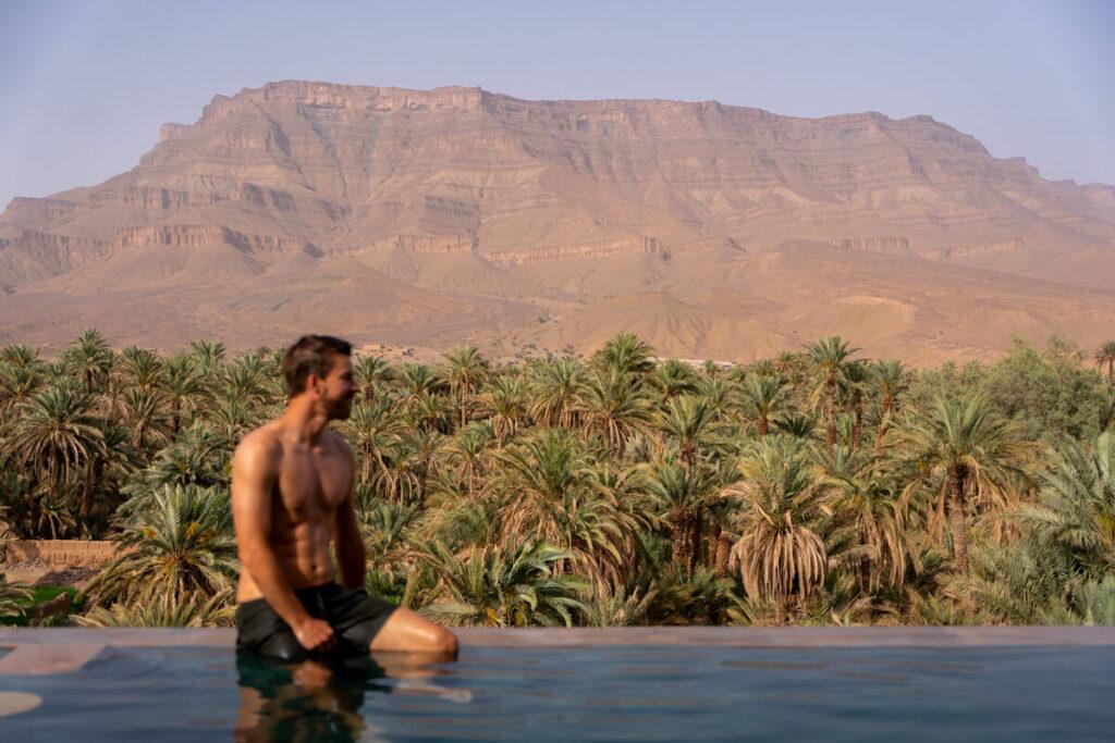 Kasbah Hnini Draa-Valle Infinity-Pool