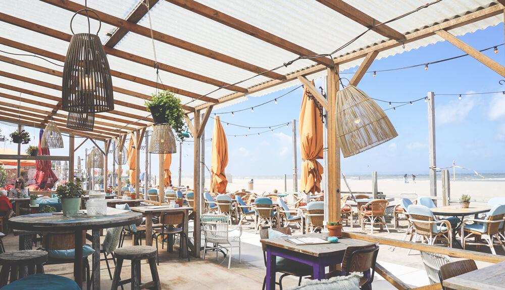 Beach-Bar-Scheveningen-Holanda-La-Haya-Mar-del-Norte