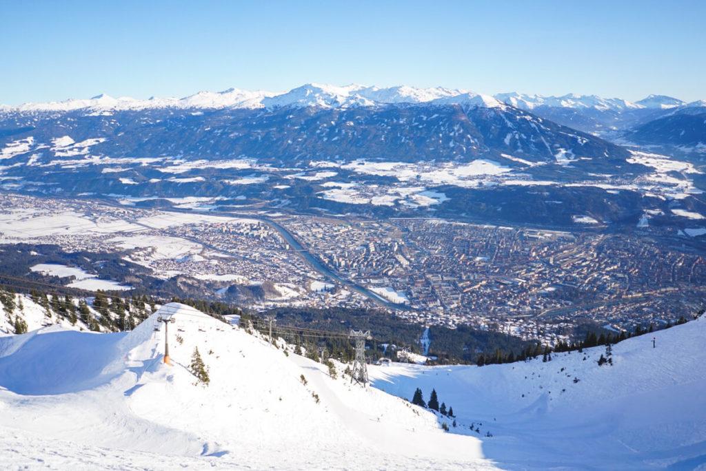 Innsbruck-en-invierno-Nordkette-vista