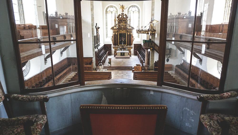 Regensburg Iglesia de la Santísima Trinidad casco antiguo Interior
