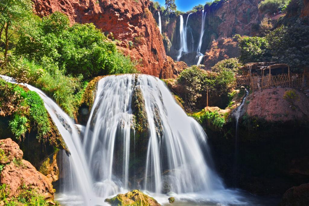 Cascadas de Ouzoud Marruecos cordillera del Atlas
