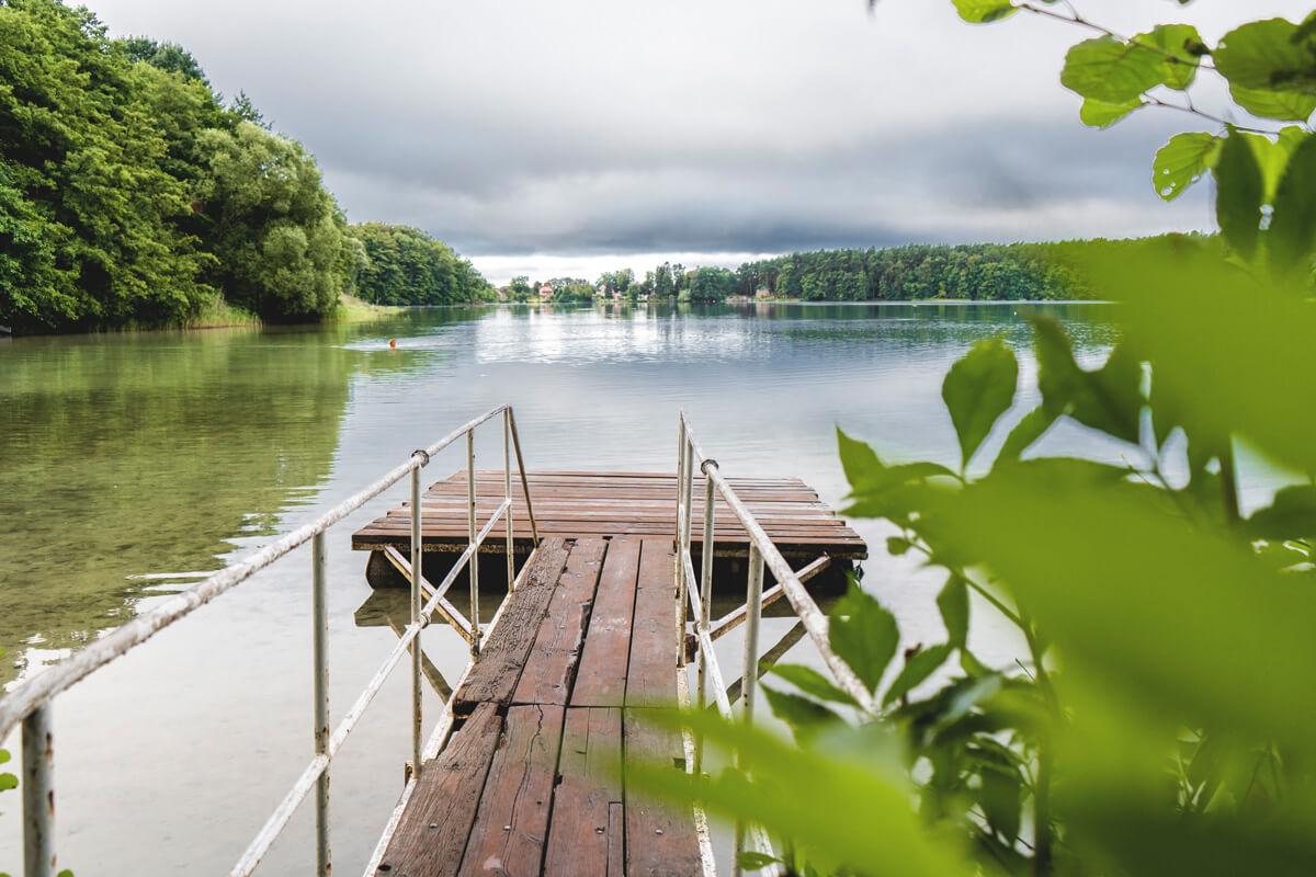 Camping en Wurlsee, muelle, vista