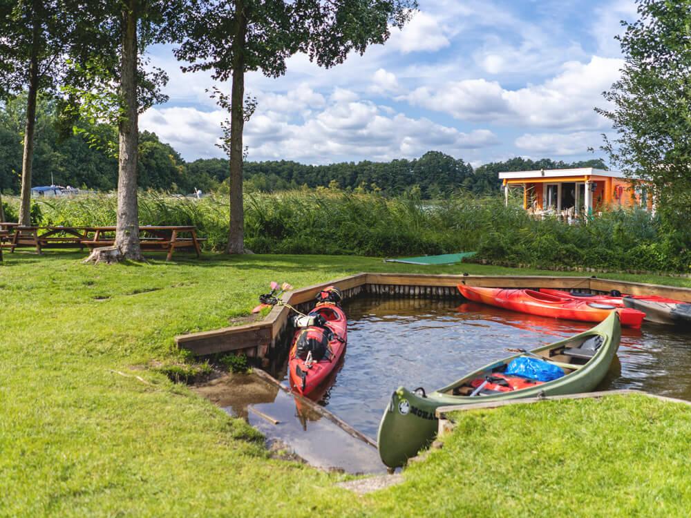 Pausa en el Havel, en el puesto de pescados