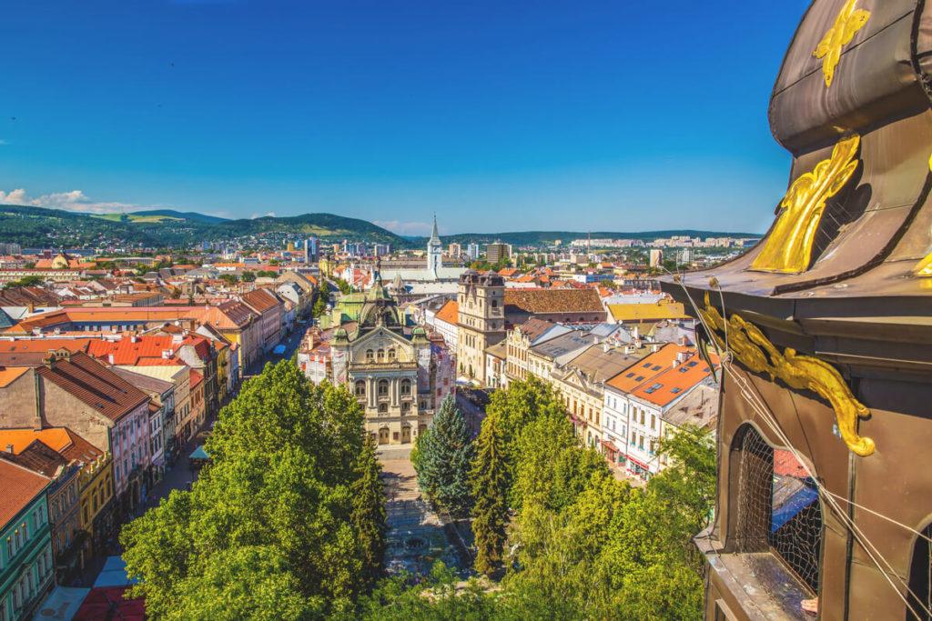 Atracciones de Košice - Vista desde la Catedral de Santa Isabel