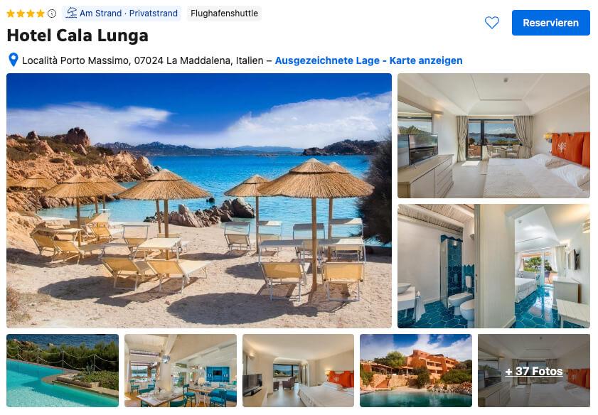 Hotel Cala Lunga Sardinien La Maddalena