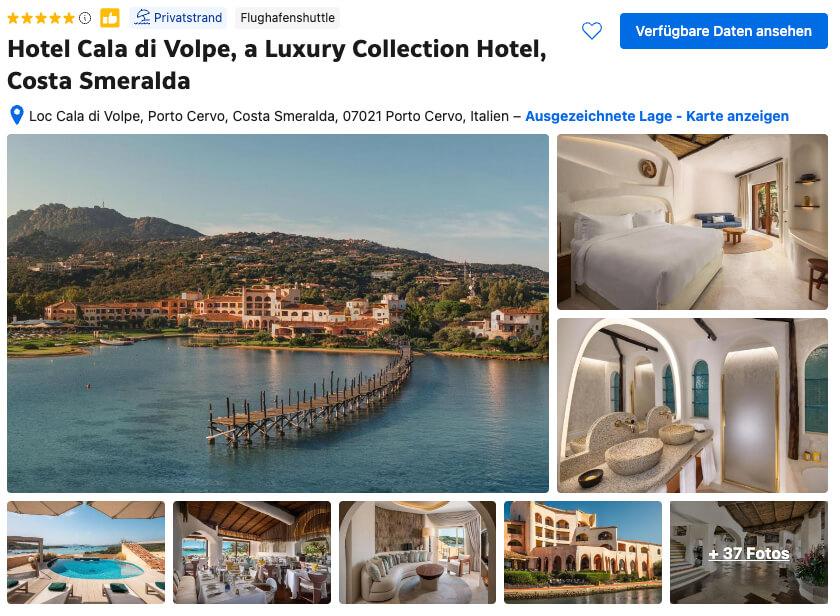 Hoteles de playa Cerdeña Hotel Cala Di Volpe