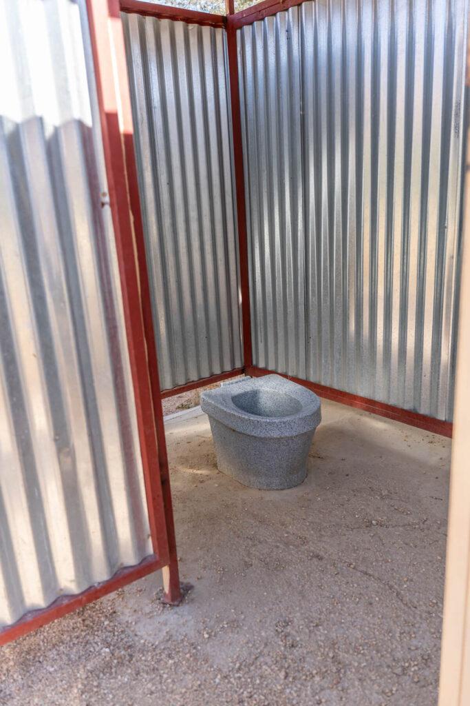 Baño del camping Spitzkoppe