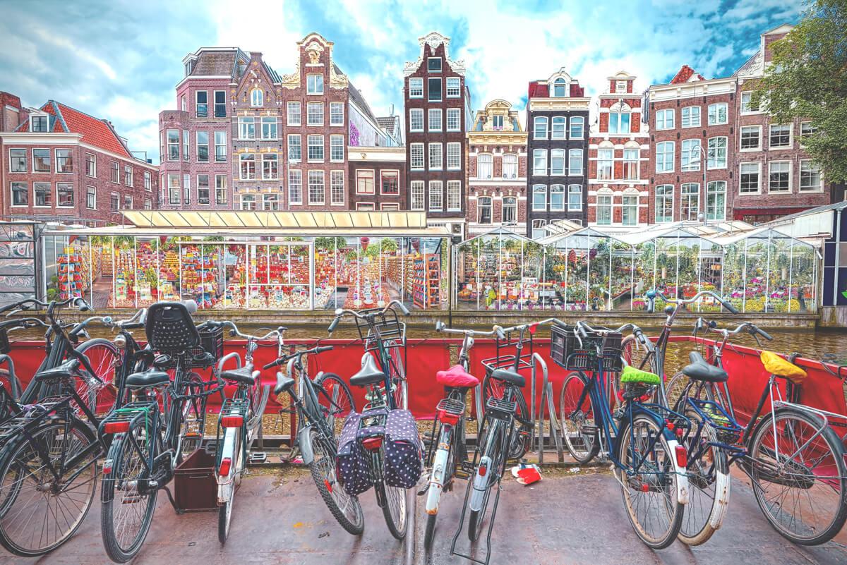 Amsterdam atracciones mercado de flores flotante