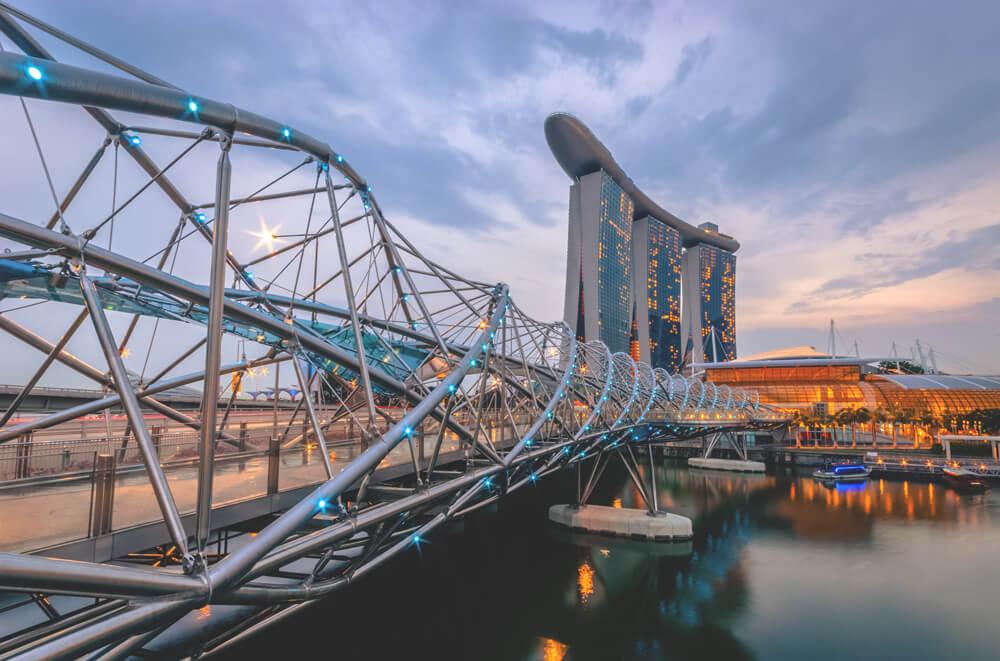 Puente Helix de Singapur Atractivos