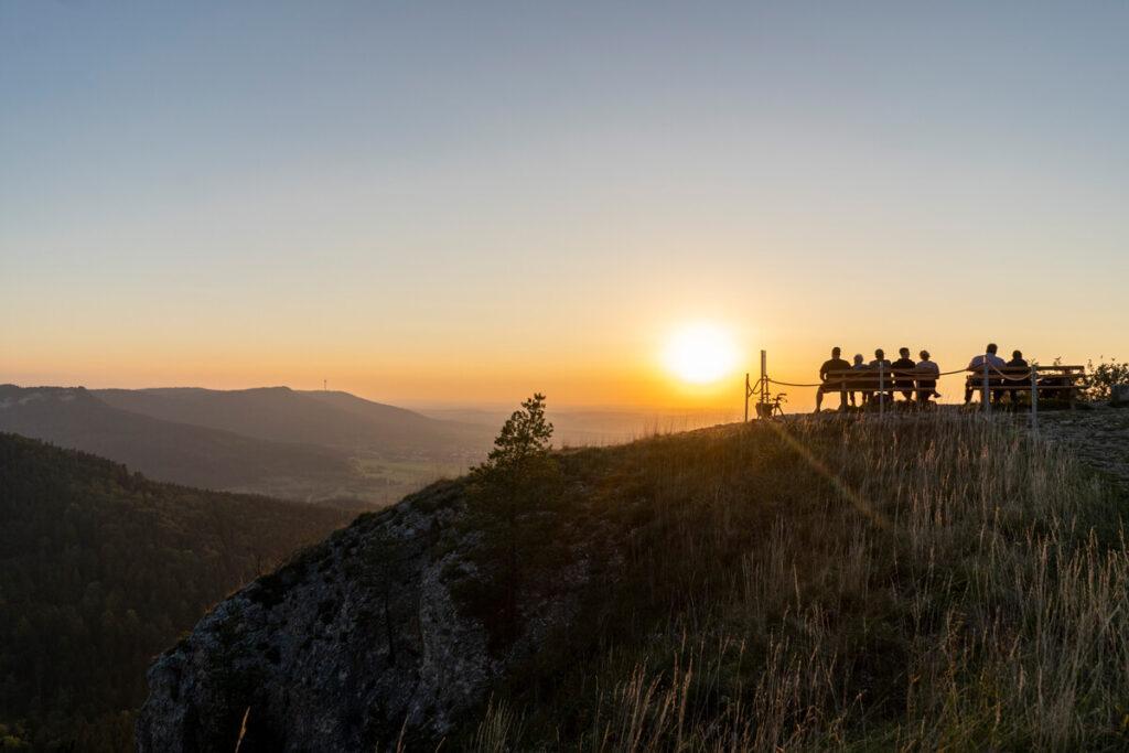 Atardecer desde el peñasco de Böllat