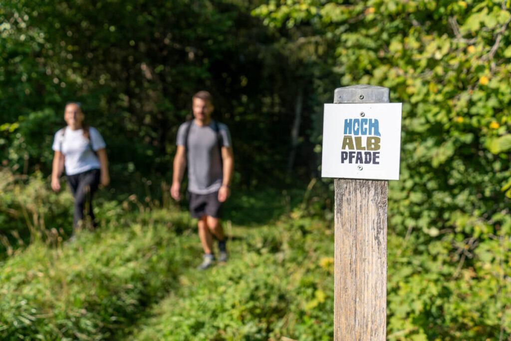 Sendero HochAlbPfad Felsquellweg