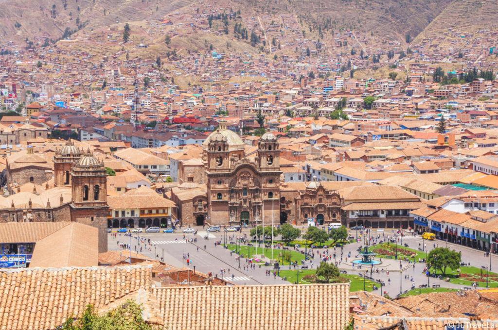 Peru Cusco Aussicht Sacsayhuman