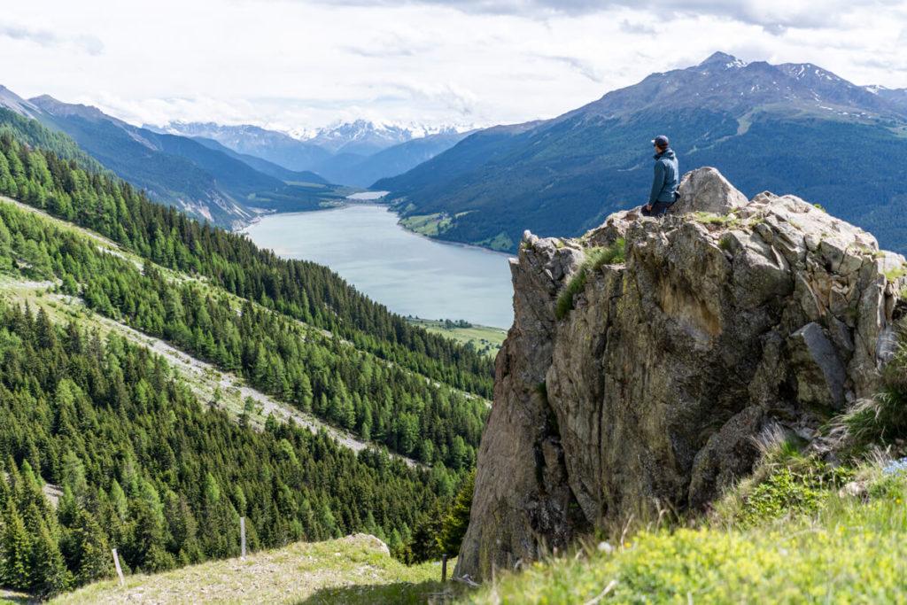Aussichtsfelsen Reschensee