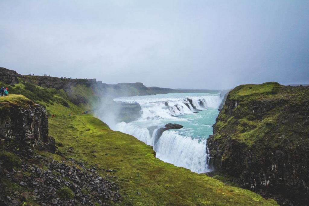 El poderoso Gullfoss - Círculo Dorado Islandia