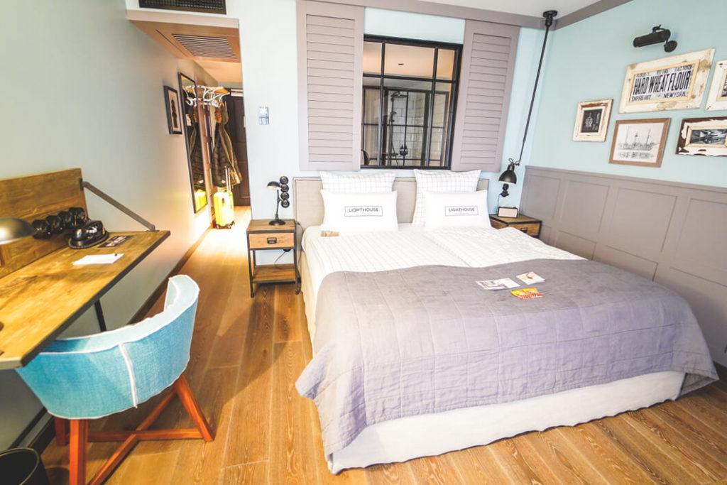 Nuestra habitación superior con vista al mar