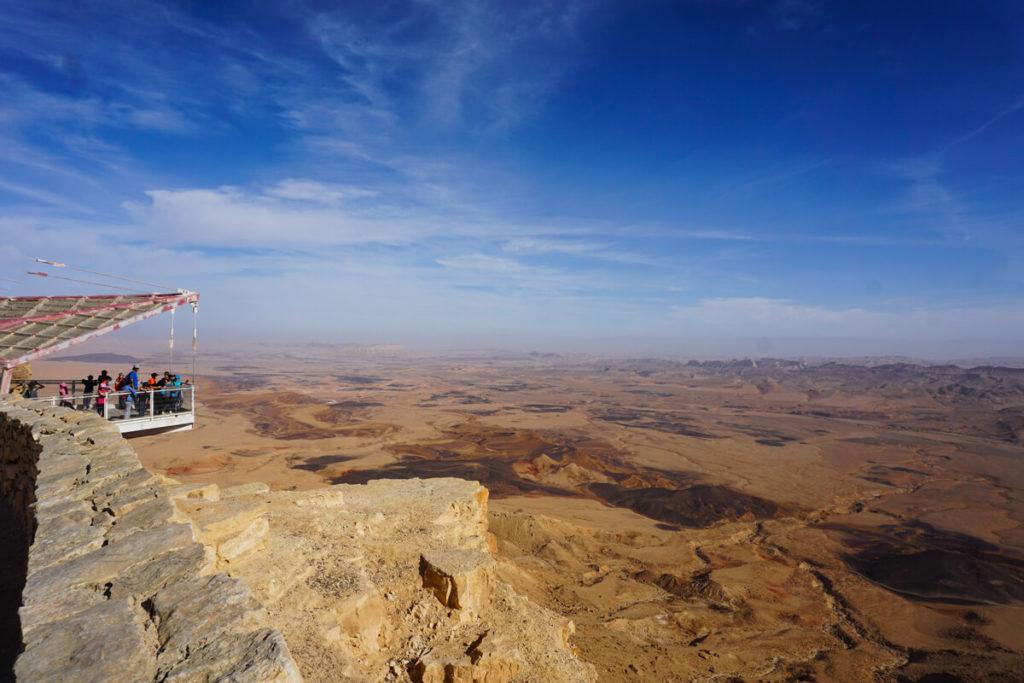vista-mitzpe-ramon-crater-desierto-negev