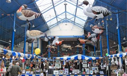 Arts and Crafts market, Abergavenny Market Hall.