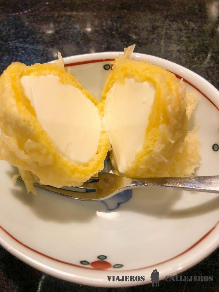 Tempura helado