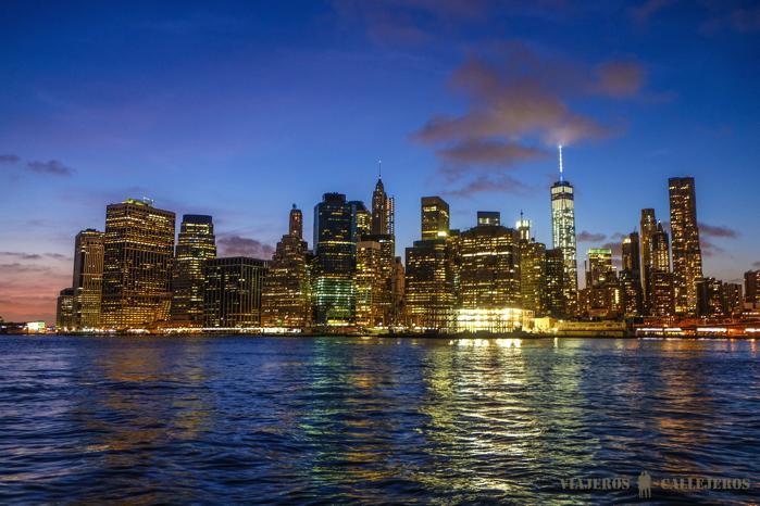 Anochece sobre Manhattan