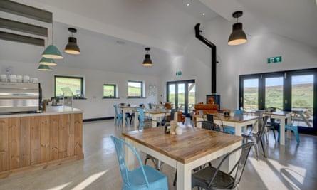 The cafe at the Cycle Hub.